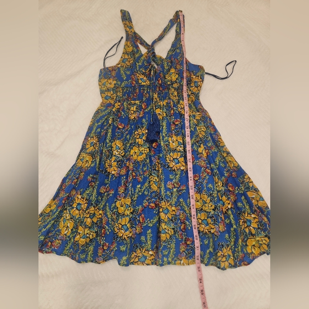 Free People Washed Ashore Floral Strappy Romantic Sundress Size XS - Picture 7 of 10